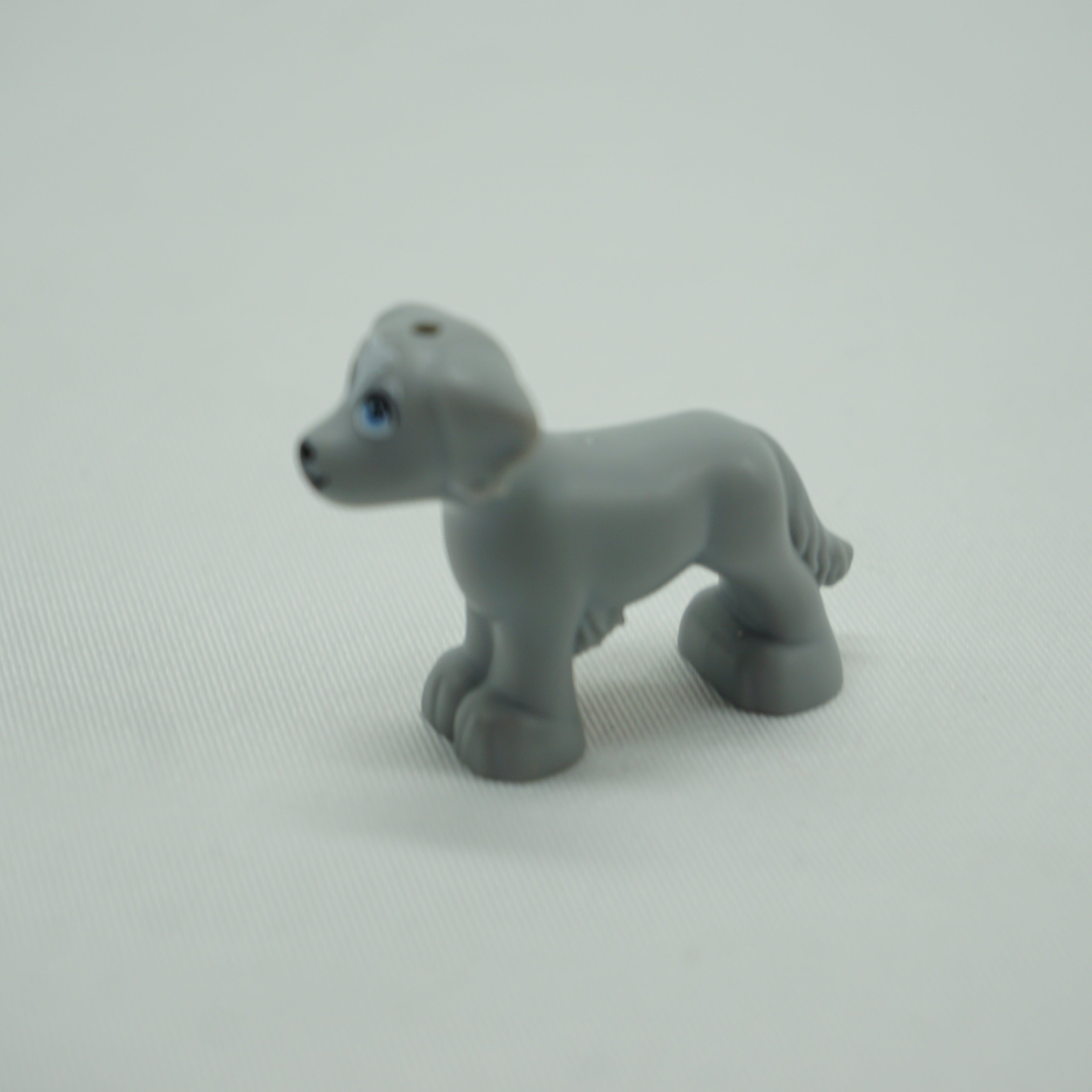 Part 3168pb04 - Dog, Friends, Shaggy Fur, Ears, and Tail with Black Nose and Eyelids, White Muzzle and Eyebrows and Medium Nougat Eyes Pattern