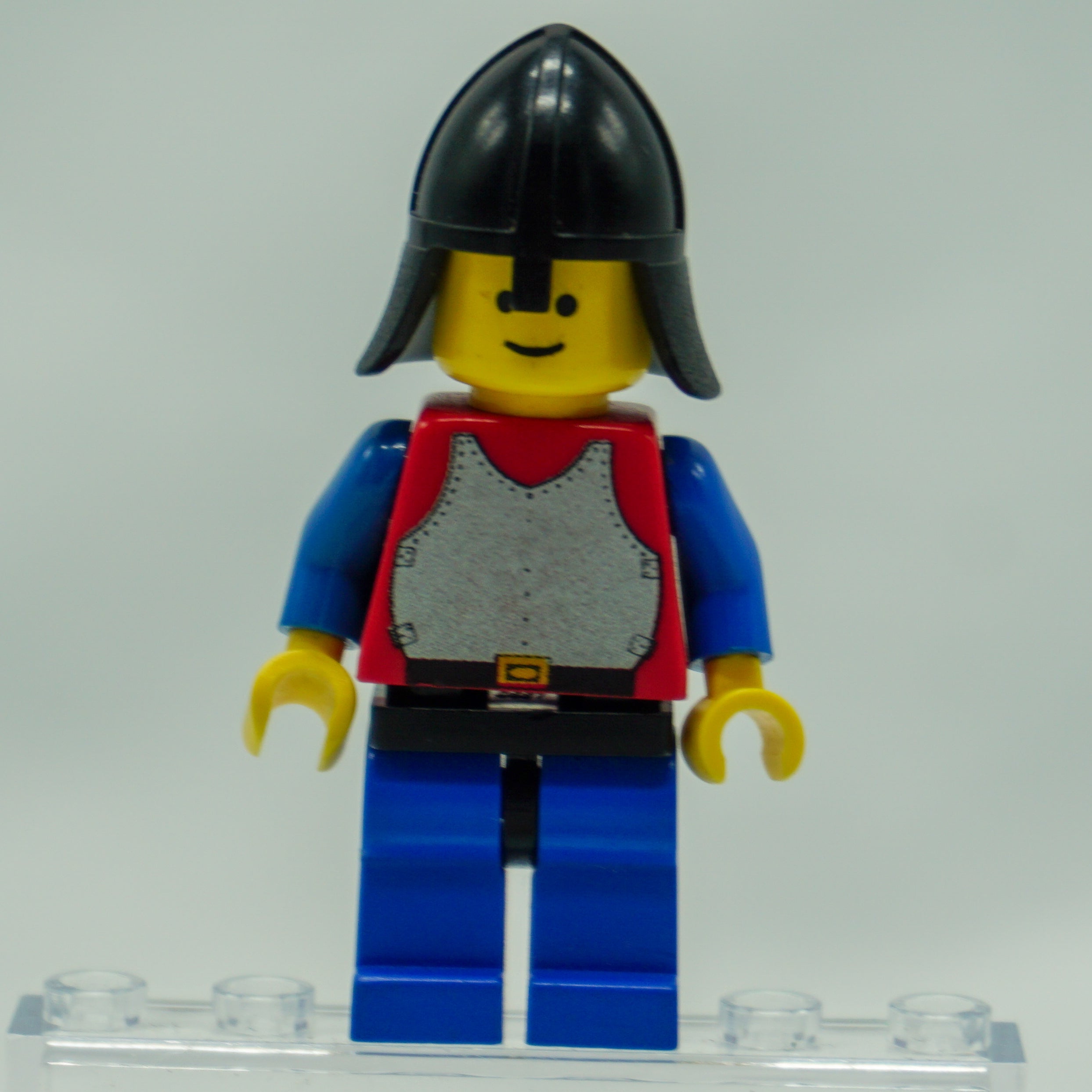 Minifig cas198 - Breastplate - Red with Blue Arms, Blue Legs with Black Hips, Black Neck-Protector
