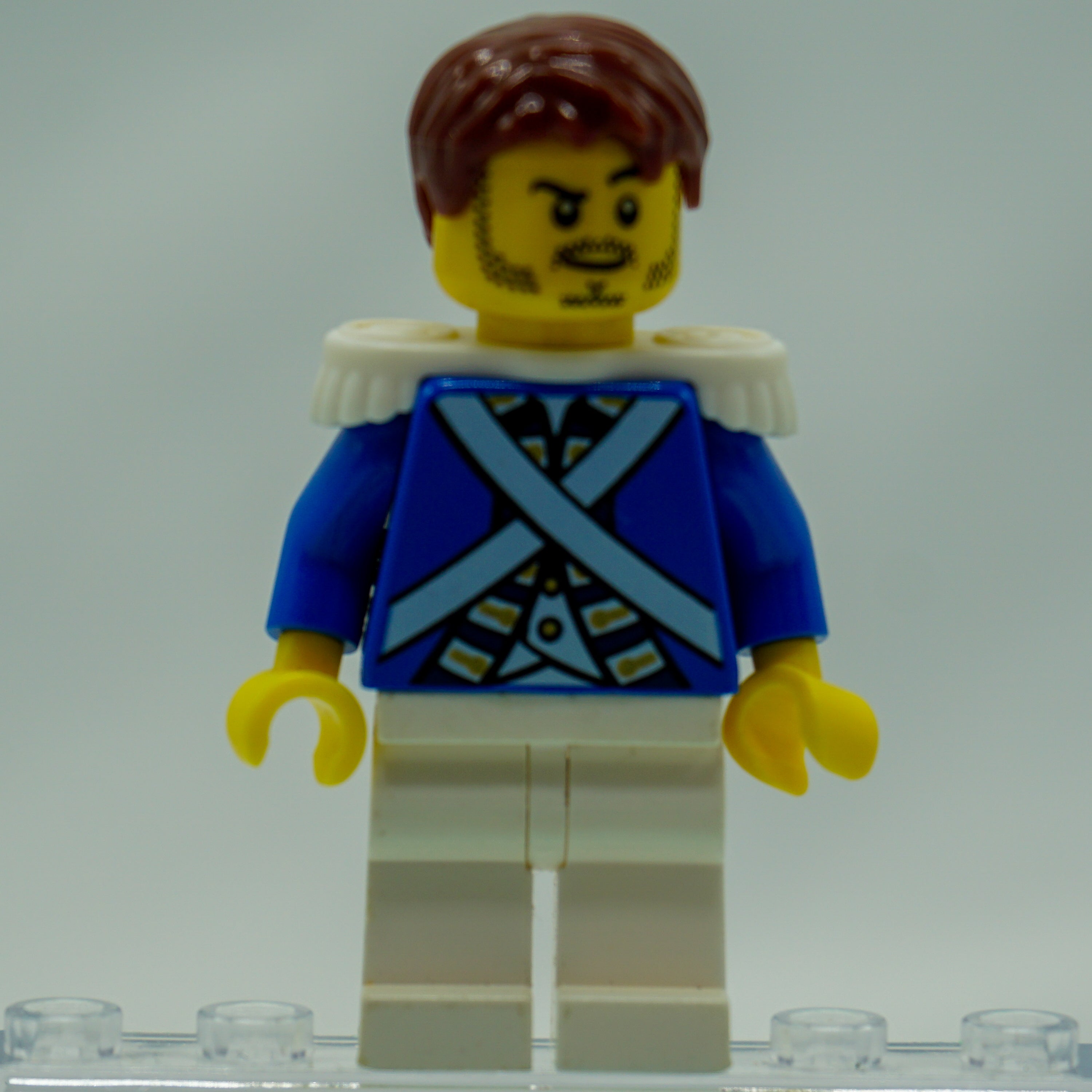 Minifig pi151 - Bluecoat Sergeant 2 - Stubble
